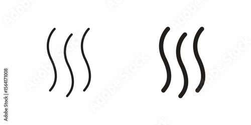 Hot icon Design Illustrations. editable web icons
