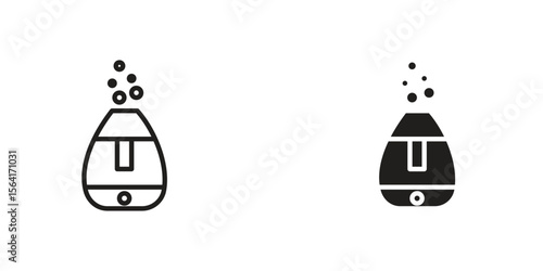 Humidifier icon Design Illustrations. editable web icons