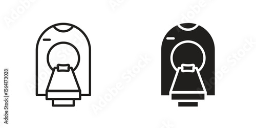 Tomography icon Design Illustrations. editable web icons