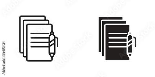 Wills and trusts icon Design Illustrations. editable web icons