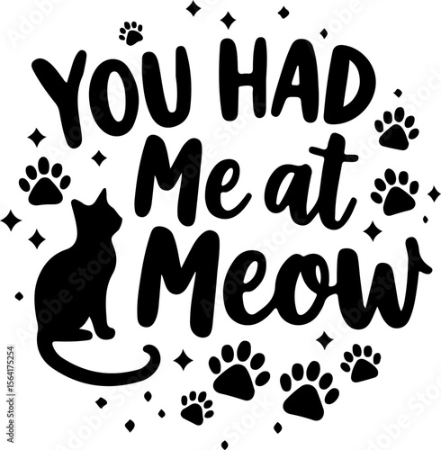 black and white cats