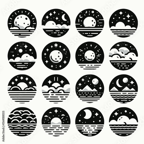 Nachtlandschaft am Horizont - 3