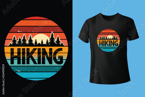 I'd hiking go to adventure T shirt Design