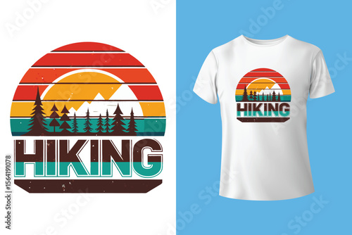 I'd hiking go to adventure T shirt Design