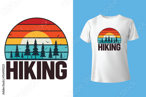 I'd hiking go to adventure T shirt Design