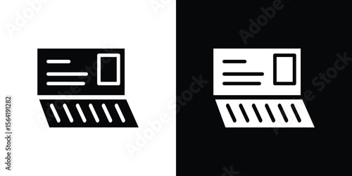 Bankbook icon Vector Logo Template for graphic and web design.