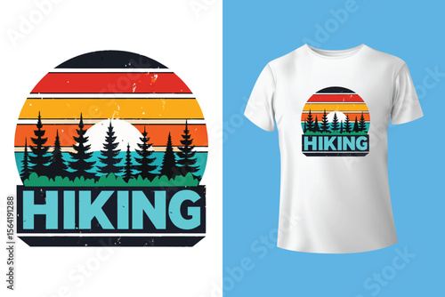 I'd hiking go to adventure T shirt Design