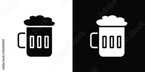 Beer icon Vector Logo Template for graphic and web design.