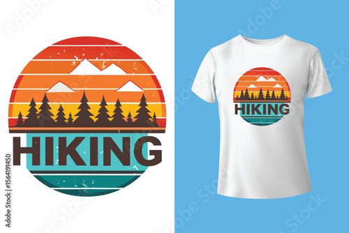 I'd hiking go to adventure T shirt Design