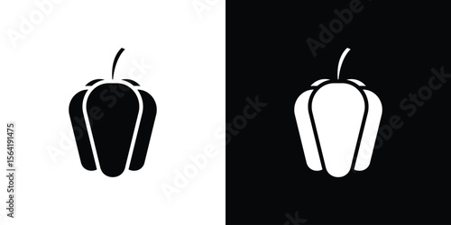 Capsicum icon Vector Logo Template for graphic and web design.