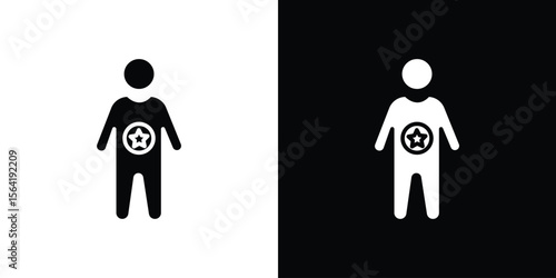 Good human icon Vector Logo Template for graphic and web design.