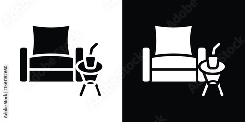 Lounge icon Vector Logo Template for graphic and web design.