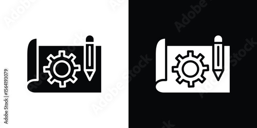 Prototyping icon Vector Logo Template for graphic and web design.