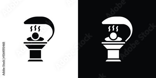 Solarium icon Vector Logo Template for graphic and web design.