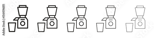 Cold pressed juicer icon for your web site design, logo, app, UI.