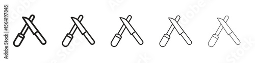 Knife sharpener icon for your web site design, logo, app, UI.