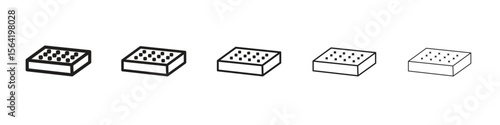 Mattress icon for your web site design, logo, app, UI.