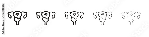 Pelvic inflammatory disease icon for your web site design, logo, app, UI.