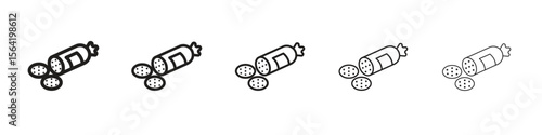 Salami icon for your web site design, logo, app, UI.