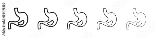 Stomach with Liquids icon for your web site design, logo, app, UI.