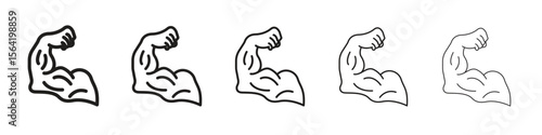 Strong arm icon for your web site design, logo, app, UI.
