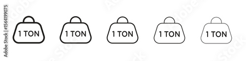 Tonne icon for your web site design, logo, app, UI.