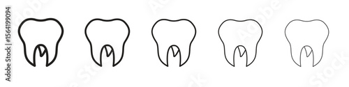 Tooth icon for your web site design, logo, app, UI.