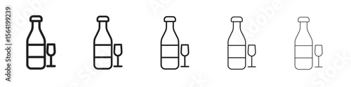 Vodka icon for your web site design, logo, app, UI.