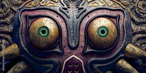 Majora's Veil: The Mask of Chaos, ai generated.