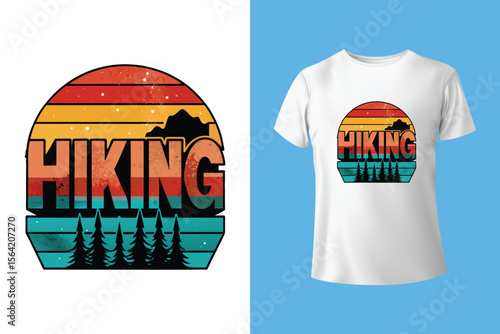 I'd hiking go to adventure T shirt Design