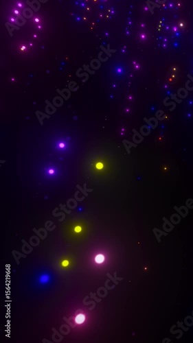 Abstract Blue and Pink Light Background Loop

