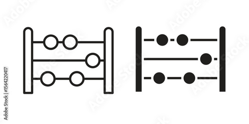 Abacus icon. Vector Illustration. Isolated vector Illustration. EPS Illustration.