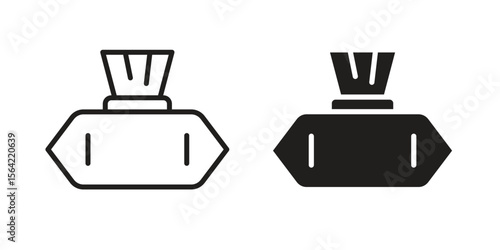 baby wipe icon. Vector Illustration. Isolated vector Illustration. EPS Illustration.
