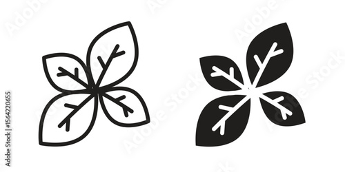 Basil icon. Vector Illustration. Isolated vector Illustration. EPS Illustration.