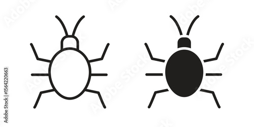 Bedbug icon. Vector Illustration. Isolated vector Illustration. EPS Illustration.