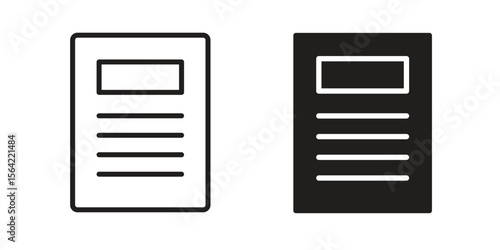 Curriculum icon. Vector Illustration. Isolated vector Illustration. EPS Illustration.