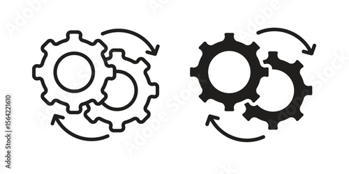 Devops icon. Vector Illustration. Isolated vector Illustration. EPS Illustration.