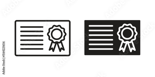 Diploma icon. Vector Illustration. Isolated vector Illustration. EPS Illustration.