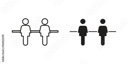 Foosball icon. Vector Illustration. Isolated vector Illustration. EPS Illustration.