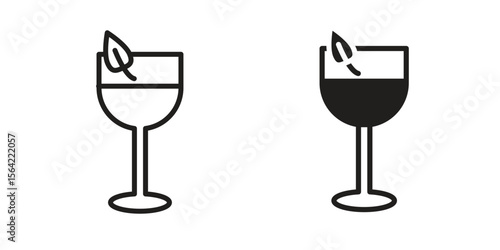 Gin icon. Vector Illustration. Isolated vector Illustration. EPS Illustration.