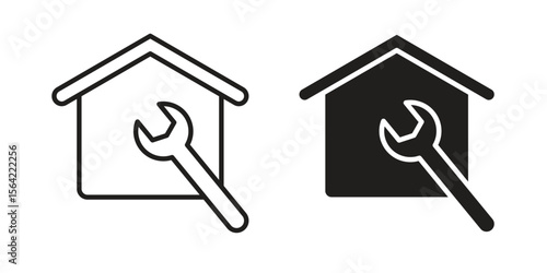 Home repair icon. Vector Illustration. Isolated vector Illustration. EPS Illustration.