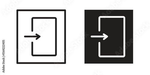 Inside icon. Vector Illustration. Isolated vector Illustration. EPS Illustration.