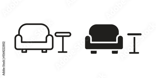 Lounge icon. Vector Illustration. Isolated vector Illustration. EPS Illustration.