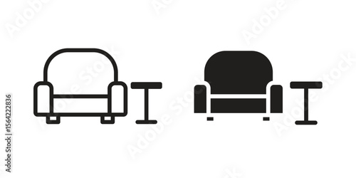 Lounge icon. Vector Illustration. Isolated vector Illustration. EPS Illustration.