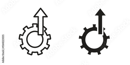 Operational excellence icon. Vector Illustration. Isolated vector Illustration. EPS Illustration.
