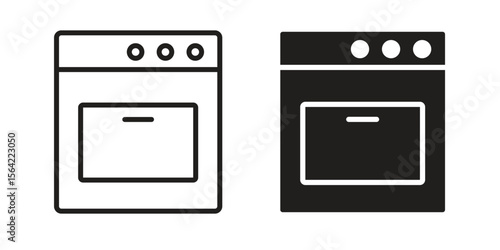 Oven icon. Vector Illustration. Isolated vector Illustration. EPS Illustration.