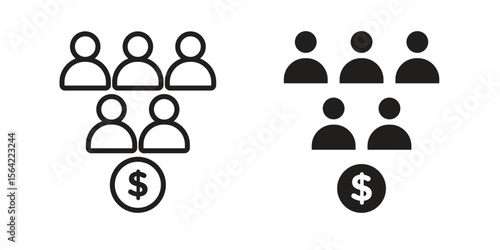 Ponzi scheme icon. Vector Illustration. Isolated vector Illustration. EPS Illustration.