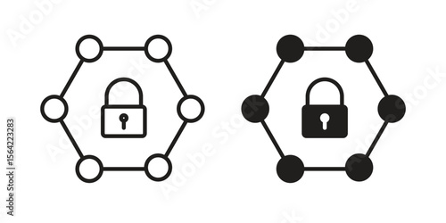 Private network icon. Vector Illustration. Isolated vector Illustration. EPS Illustration.
