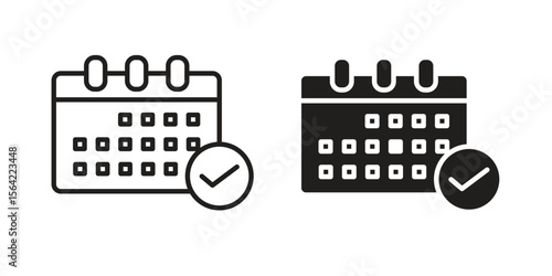 Reservation icon. Vector Illustration. Isolated vector Illustration. EPS Illustration.