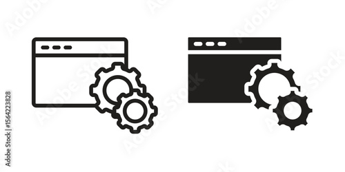 Software icon. Vector Illustration. Isolated vector Illustration. EPS Illustration.